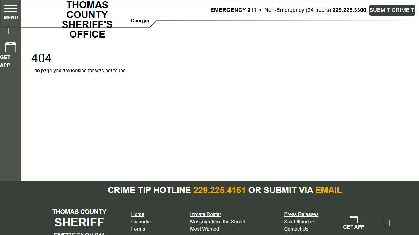 404 - Page Not Found